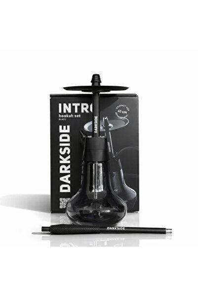 puffstore Darkside Modern Siyah Nargile Takımı – Premium Cam Gövde, Şık Tasarım