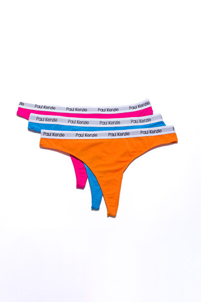 Paul Kenzie Chiloți cu șnur de damă Soft Touch - Ploaie de culoare