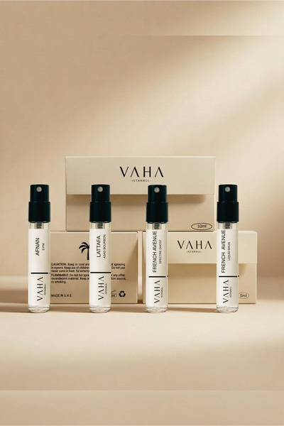 Fragrance World 9PM, Bourbon, Liquid Brun, Ghost Vanilya 4'lü Dekant Seti 10 ML