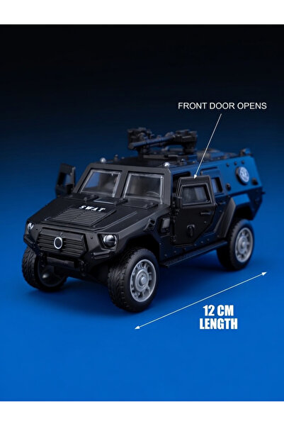 Avelon Zırhlı Plastik Oyuncak Araba Askeri Jeep Çek Bırak