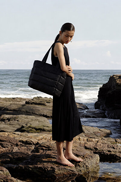 Compeia Puffy Tote Bag Omuz Çantası