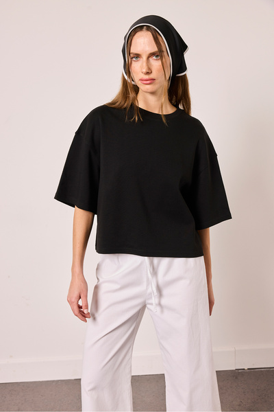 Beyyoglu %100 Cotton Basic Tshirt