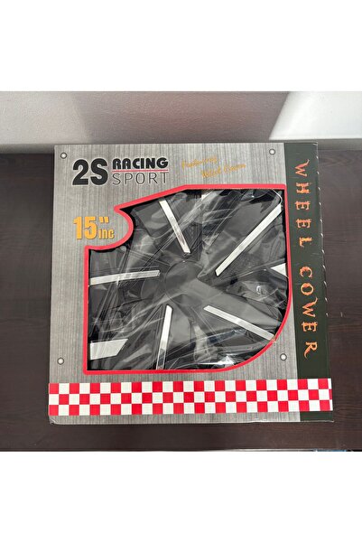 Universal Renault Clio 15 inç Uyumlu Krom Çıtalı Jant Kapağı 4'lü Takım Amble...