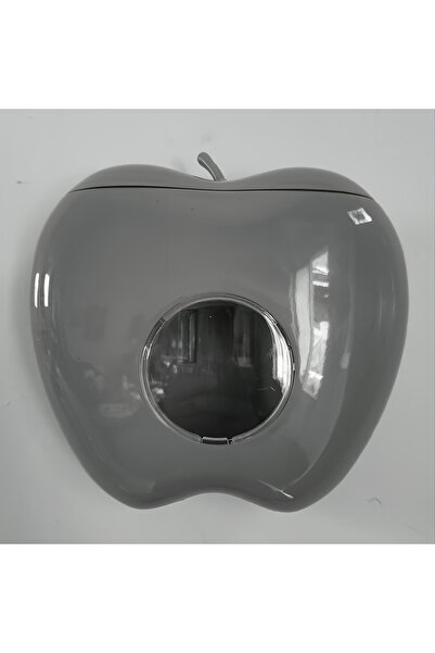 OEM Storage box for cling film and bags, apple pattern, dark grey, 17×16 cm