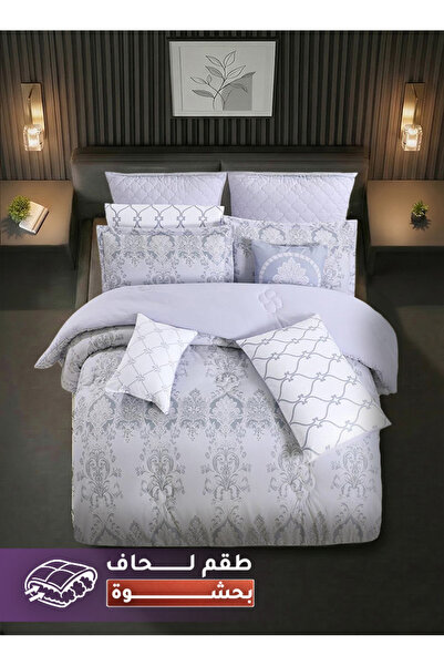 Melen مفارش ميلين| طقم لحاف مزدوج بحشوة سميكة 10 قطع