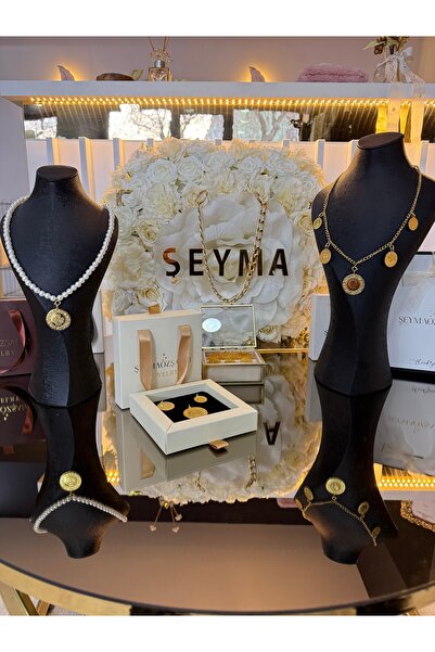 Şeyma ÖZŞAMLI BİREBİR ALTN KAPLAMA ÇEYREK ALTN KOLYE UCU