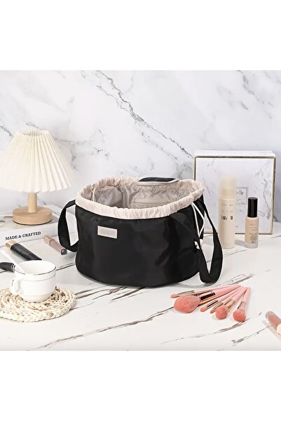 Haziran حقيبة مستحضرات التجميل المحمولة ذات سعة كبيرة من إكسسوارات السفر