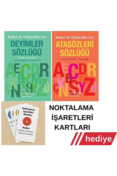 TÜRKİYE İŞ BANKASI KÜLTÜR YAYINLARI İlkokul Ve Ortaokul için Atasözleri Sözlü...