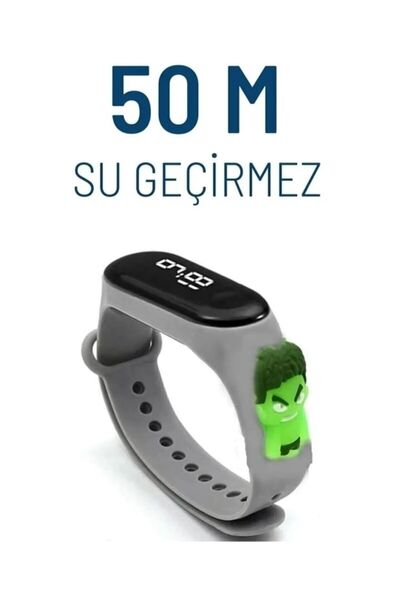 G Sport POLO Dijital Dokunmatik Su Geçirmez Led Ekran Figürlü Çocuk Kol Saati