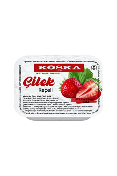 Koska Piknik Çilek Reçeli 20 Gr 100'lü