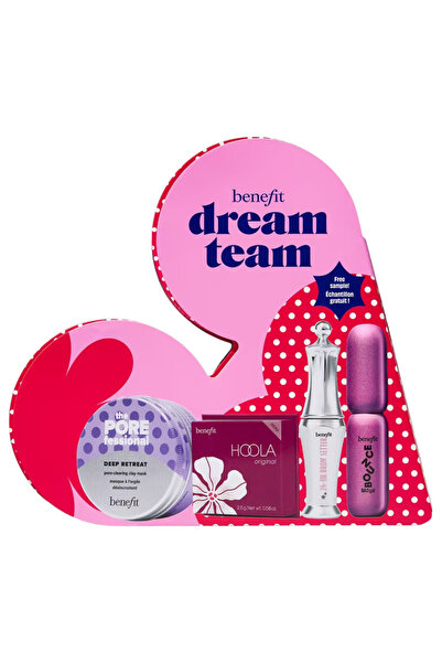 BENEFIT مجموعة هدايا (دريم تيم) - 4 قطع في بوكس القلب