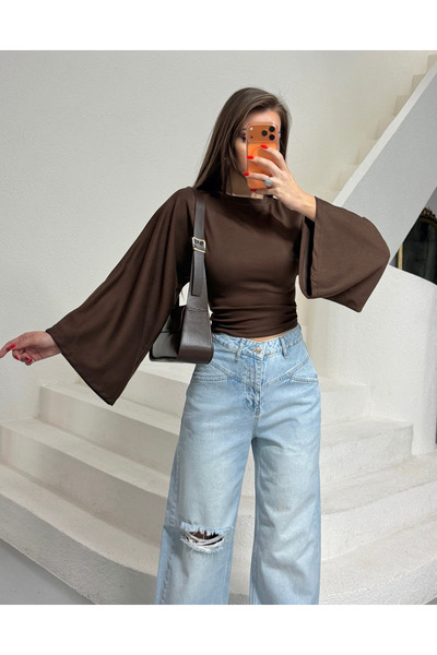 MareandCo Salaş Kol Bele Oturan Model Bluz