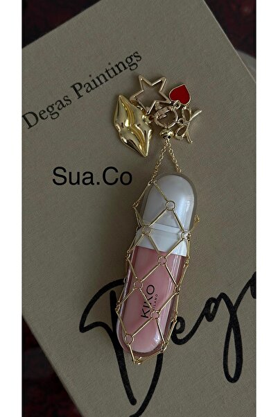 sua.co Lip Gloss Çanta Charmı Çanta Aksesuarı