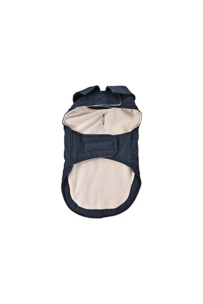 Pet Luxe Denim Fleece Dog Outfit