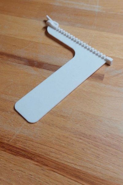 Doa Koleksiyon Colorful Decorative Bookmark with Zipper Design