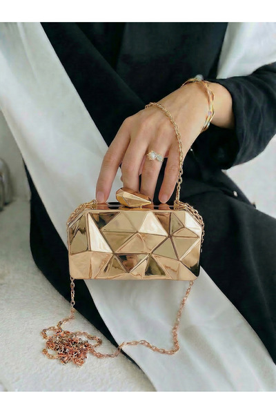 Çanta Trend Metal Evening Dress Bag |   Special Design Handbag