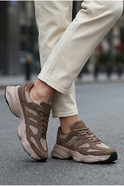 Lufian 112230240 Mark Mery 90-60 Sneaker Pantofi din piele pentru bărbați BEJ