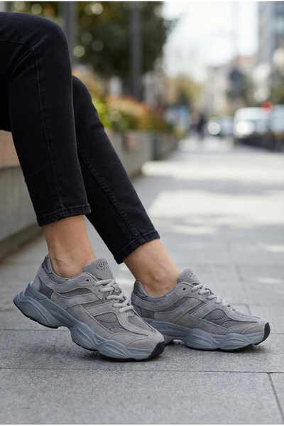 Lufian 122230036 Mery Mark 90-60 Unisex Sneaker Παπούτσια ΓΚΡΙ