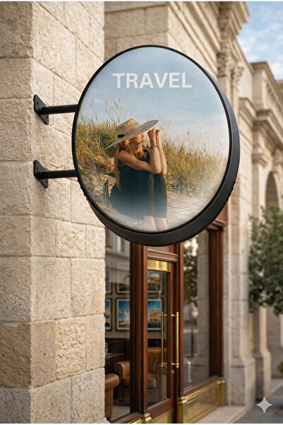 Grand City Media صندوق إضاءة دائري | ثابت - ٧٠×٧٠