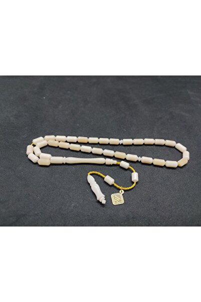 İskeçe Tesbih İskeçeli Cemil Usta Eseri Os de balenă natural, lucrat manual, ...