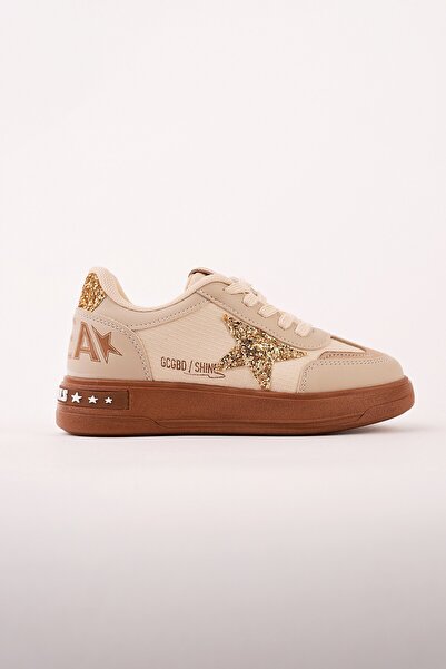 MUGGO حذاء رياضي للأطفال من GALAXY Star بتفاصيل مفصلة ورباطات يومية حذاء رياضي