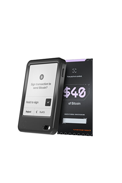 Ledger Nano Gen 5 Siyah Kripto Donanım Cüzdanı ve Recovery Key + 40$ Değerind...