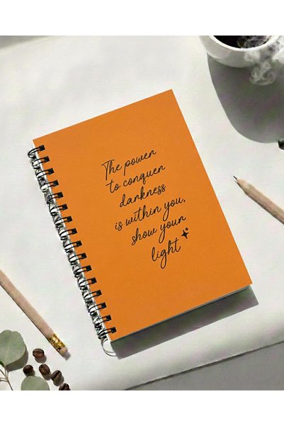 Be Online Power Colorful Hard Cover Undated Planner Agenda - 160 Pages