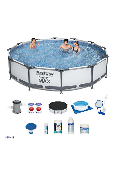 BESTWAY Prefabrik Havuz 366 X 76 cm Seti Bw418