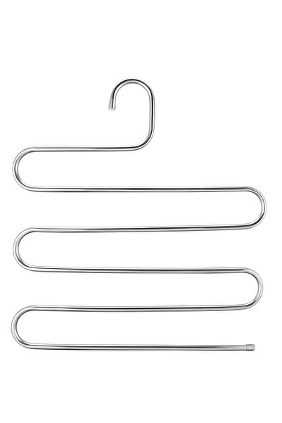 ARVALE 1 металевий шарф-вішалка для брюк, 5-рівневий 1 вішалка