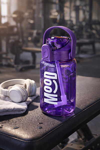 ARVALE Sports Water Bottle - 1000 ml with Straw, Lockable Lid, Water Leak-Pro...