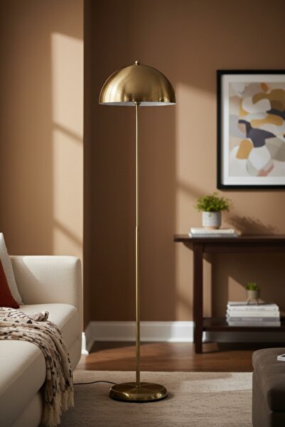 Bamyum Eskitme Lambader Modern Dekoratif Metal Oturma Odası Çalışma Odası Zem...