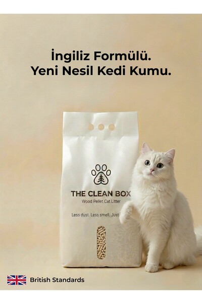 %100 Doğal Yeni Nesil Pelet Kedi Kumu 10L - 30 Gün Kullanım - Yavru ve Yetişkin Kedilere Uygun