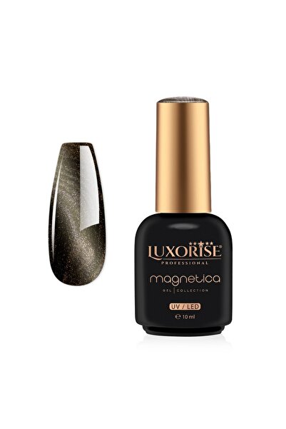 LUXORISE MAGNETICA Ημιμόνιμο Βερνίκι Νυχιών - Crystal Glow, Χρυσό 10ml