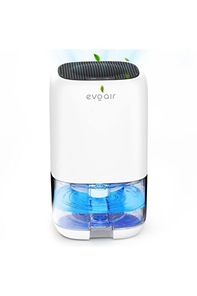 EvoAir Dezumidificator de aer HUMIX300, 300ml/24h, silențios, lumină ambientală în 7 culori, rezervor de 1l, alb