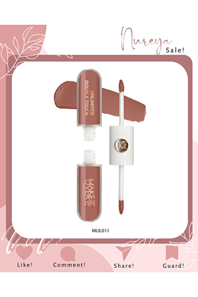 Makeover22 ملمع شفاه ماك أوفر 22 إنليميتد دبل تاتش - MUL011