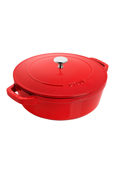 STAUB B Derin Döküm Tencere 24 cm Kiraz