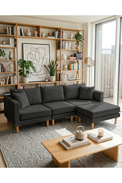 Velura Home & Living Armin Akıllı Köşe Koltuk Takımı & Modern Modüler Yataklı...