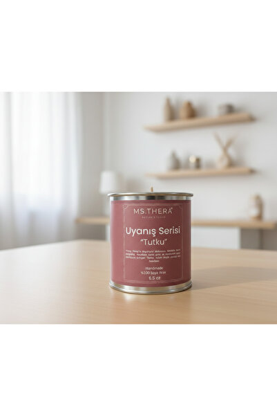 Ms. Thera %100 El Yapımı Soya Mumu Tutku Aromaterapi Mumu 200 gr