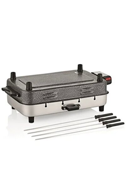 TANER Mega Boy Elektrikli Izgara Mangal Barbekü 39x11x25cm