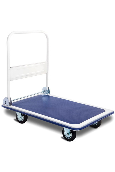 Egardenkart Platform Trolley Cart - Heavy Duty Trolley with Anti Slip Metal P...