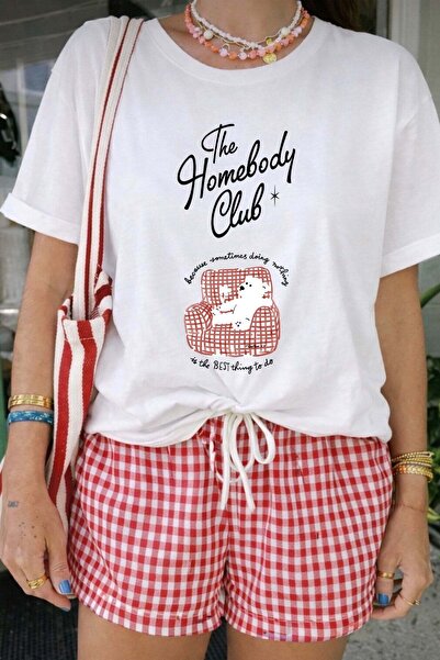 Monila Γυναικείο T-shirt από ύφασμα Premium Ecru με τύπωμα oversized