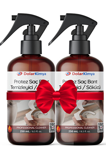 Dolar Kimya Protez Saç Bant Sökücüsü Temizleyicisi (Alkol Bazlı) | 2x250 mL