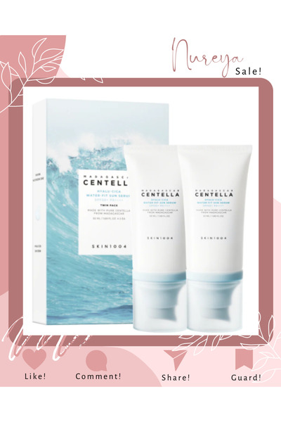 Skin1004 Madagascar Centella Hyalu-Cica Water-Fit Sun Serum (50ml x 2) Twin Pack