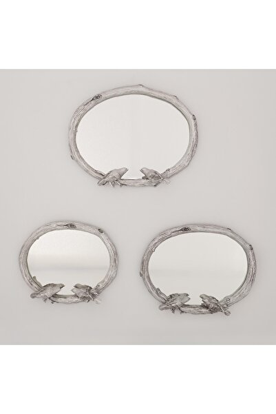 Selim Kuşlu 3'lü Ayna Gümüş