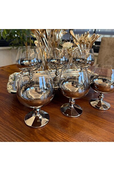 atabey home أكواب مياه من التيتانيوم البلاتيني من بوهيميا كريستال، مجموعة من ...