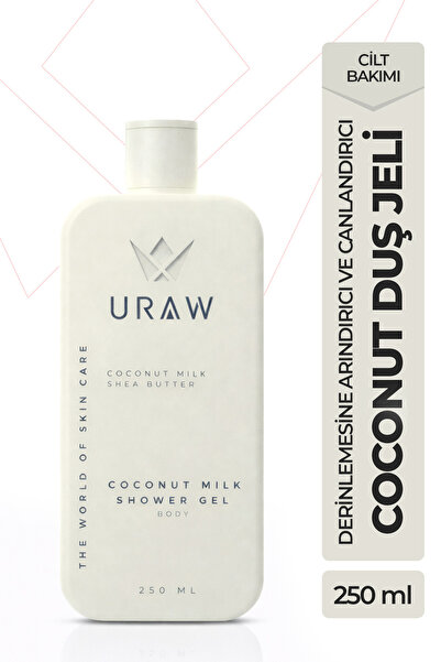 Uraw Coconut Duş Jeli | Cildi Arındırmaya & Canlandırmaya Destekleyici Temizl...