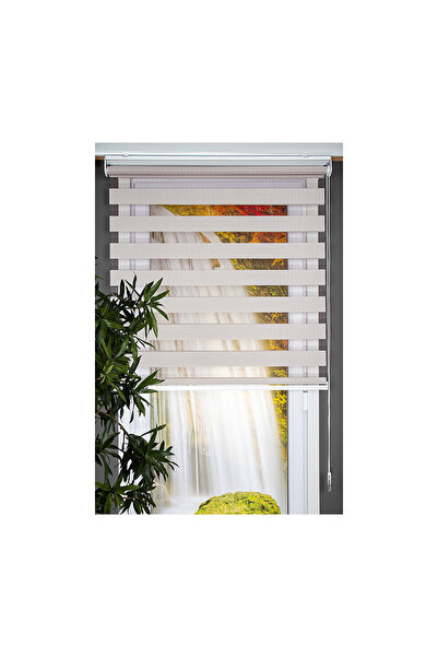 KOÇTAŞ Kumaş Zebra Perde Açık Gri 120X200