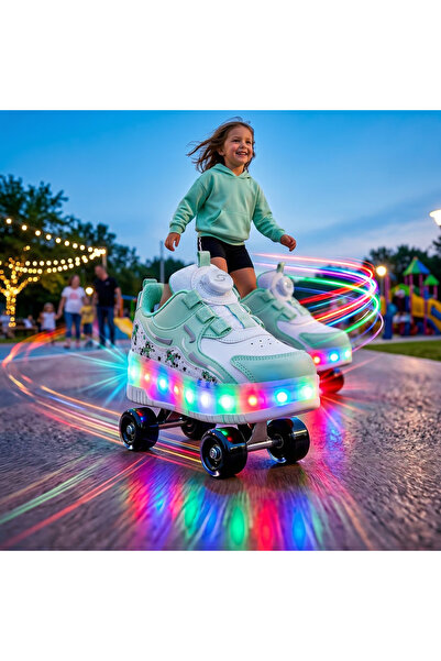 ROCKY Children's Roller Skates Lighted Sports Shoes & Walking Shoes & Sneakers