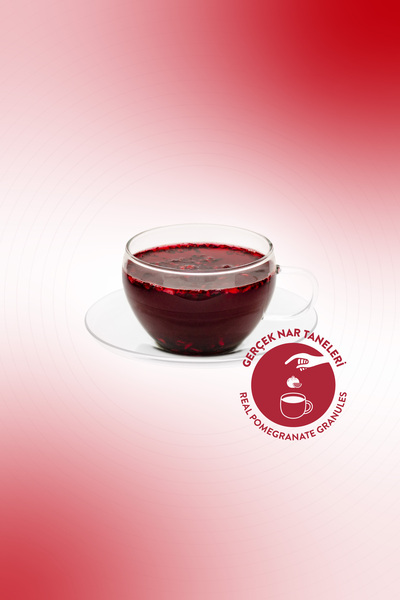 Kayla Gurme Pomegranate Tea - Real Pomegranate Fruit-Piece Tea - 1 kg