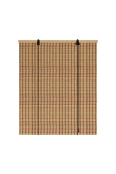 Koçtaş Plus Stor Perde Ahşap Gör Bambu